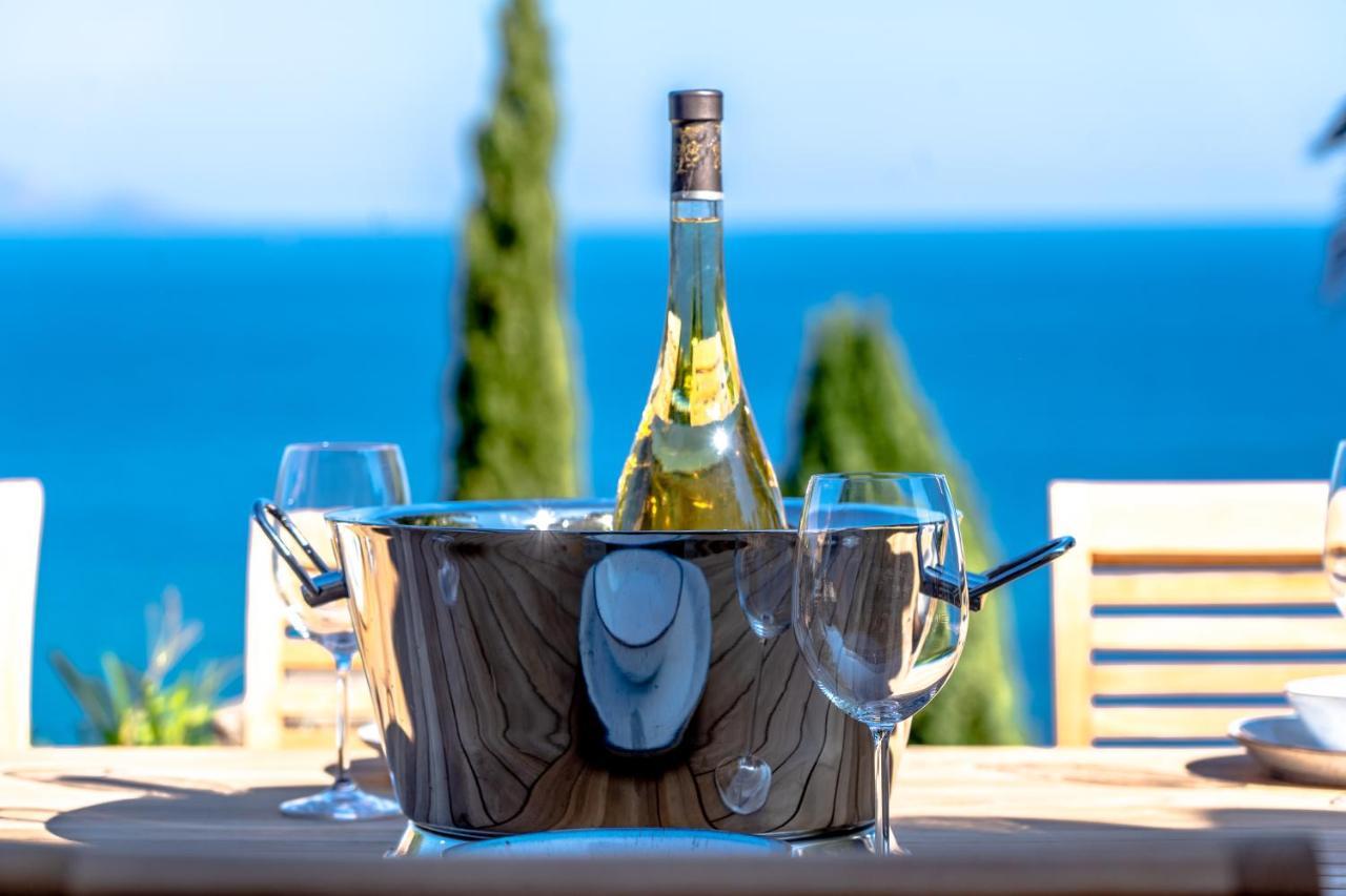 Superbe Villa, Incroyable Vue Mer, Piscine Chauffee, Climatisee Sainte-Maxime Exterior photo