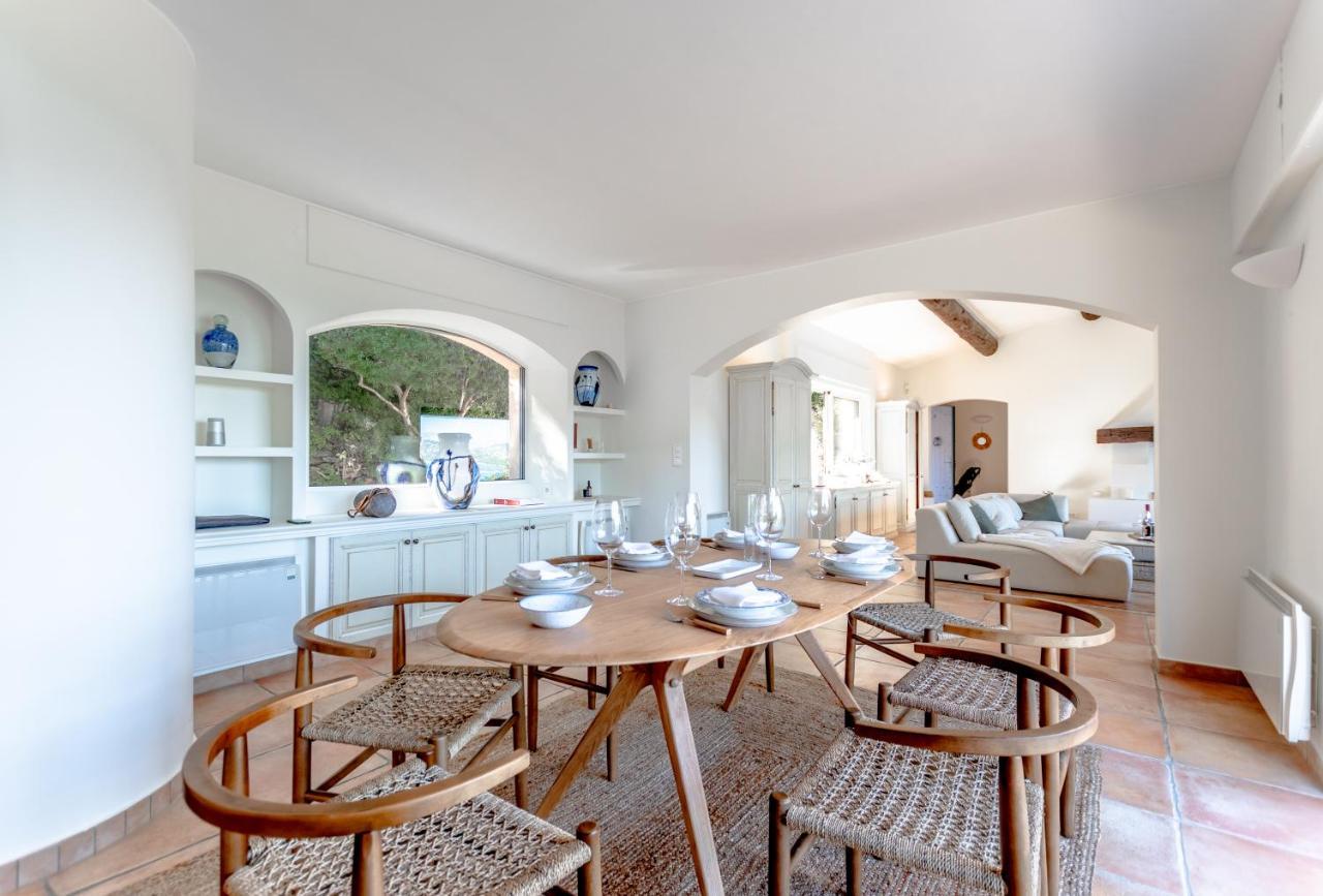 Superbe Villa, Incroyable Vue Mer, Piscine Chauffee, Climatisee Sainte-Maxime Exterior photo