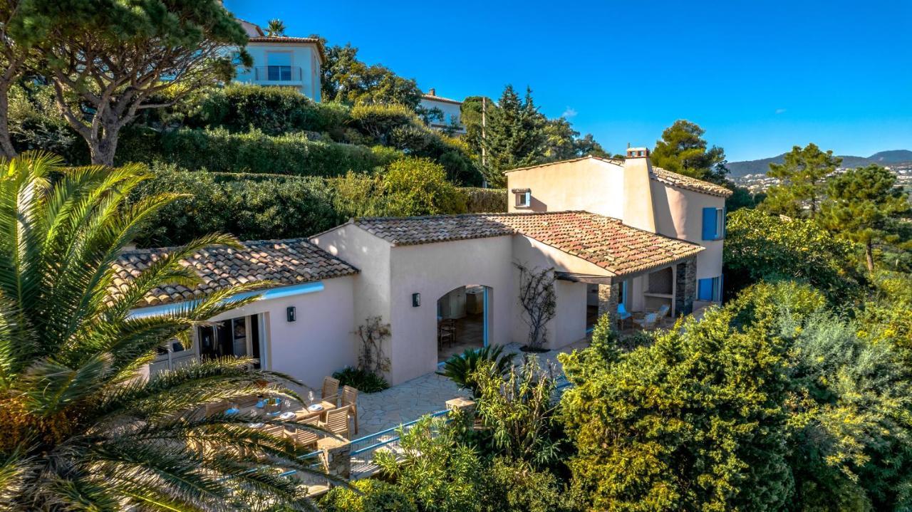 Superbe Villa, Incroyable Vue Mer, Piscine Chauffee, Climatisee Sainte-Maxime Exterior photo