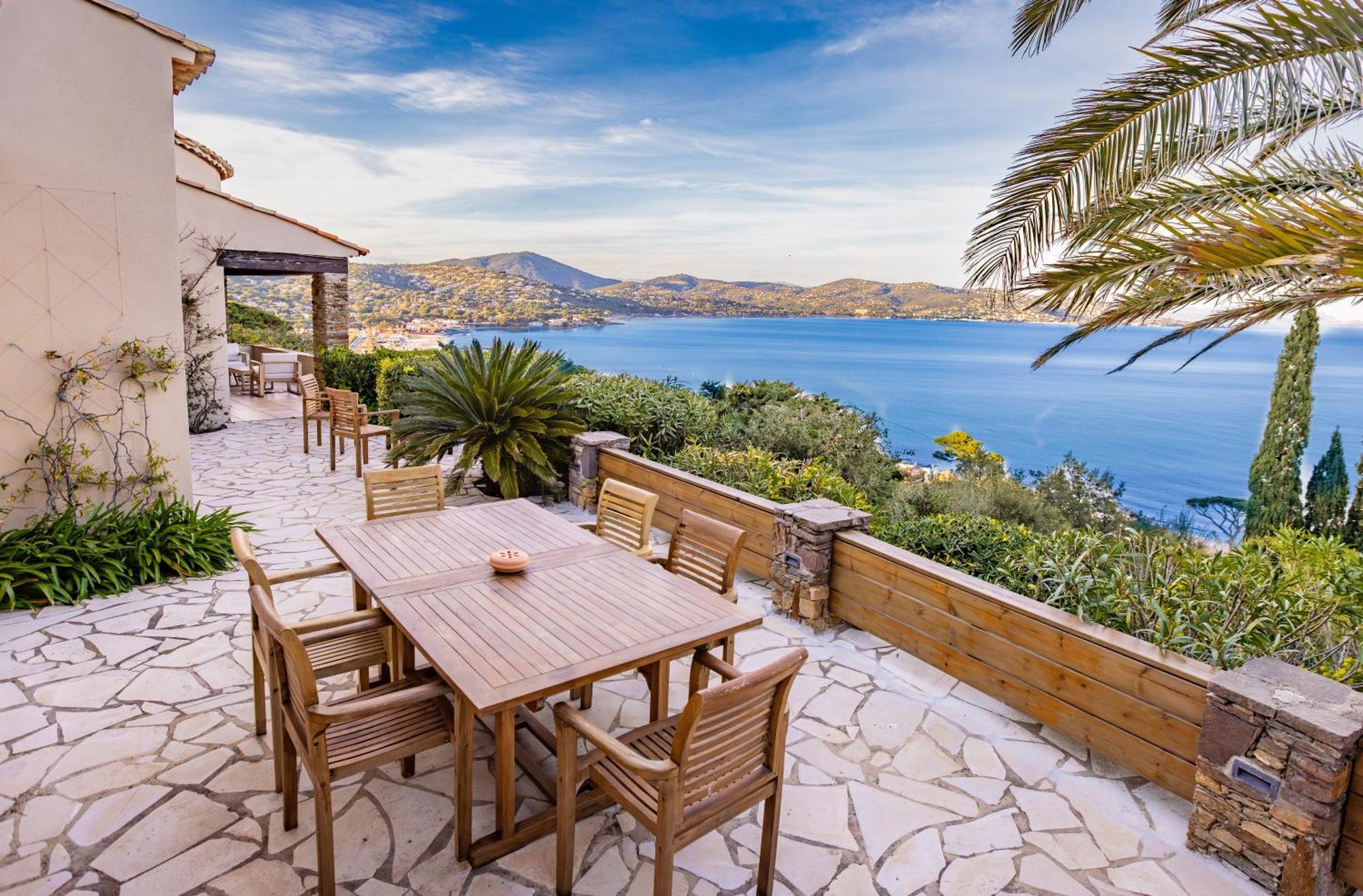 Superbe Villa, Incroyable Vue Mer, Piscine Chauffee, Climatisee Sainte-Maxime Exterior photo